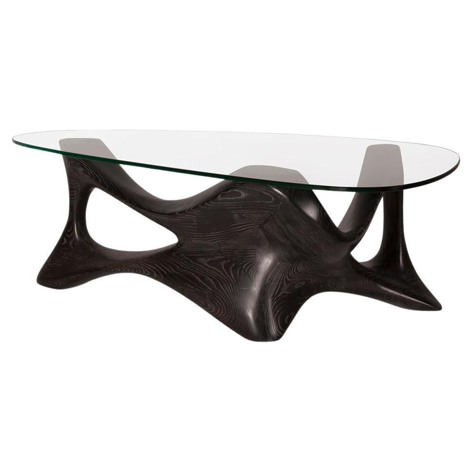 Amorph Nyx Contemporary coffee Table in Ebony Ceruse Stain  
