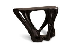 Amorph Petra console table in Ebony stain on Ash wood