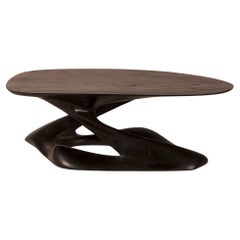 Tavolino Plié in tinta ebano su legno di Wood di Amorph