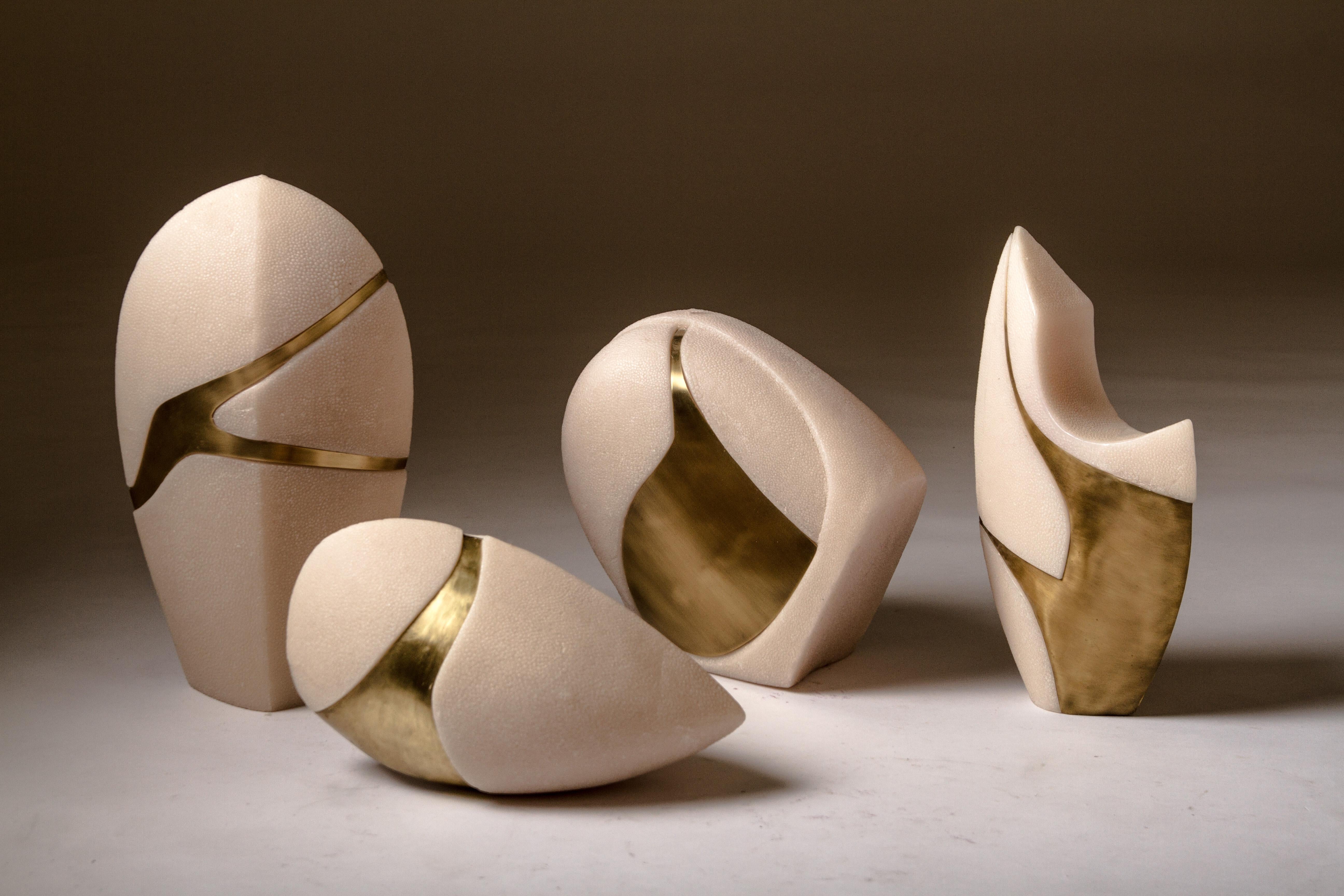 The cream amorphous brass sculptural candle collection is the first design and now iconic signature collection within the universe of Patrick Coard Paris. These candle are intended to be lit and due to its unique formula, a small diameter will be