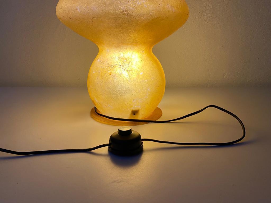 Amorphous Design Fiberglass Floor Lamp or Table Lamp, 1980s, Germany For Sale 6
