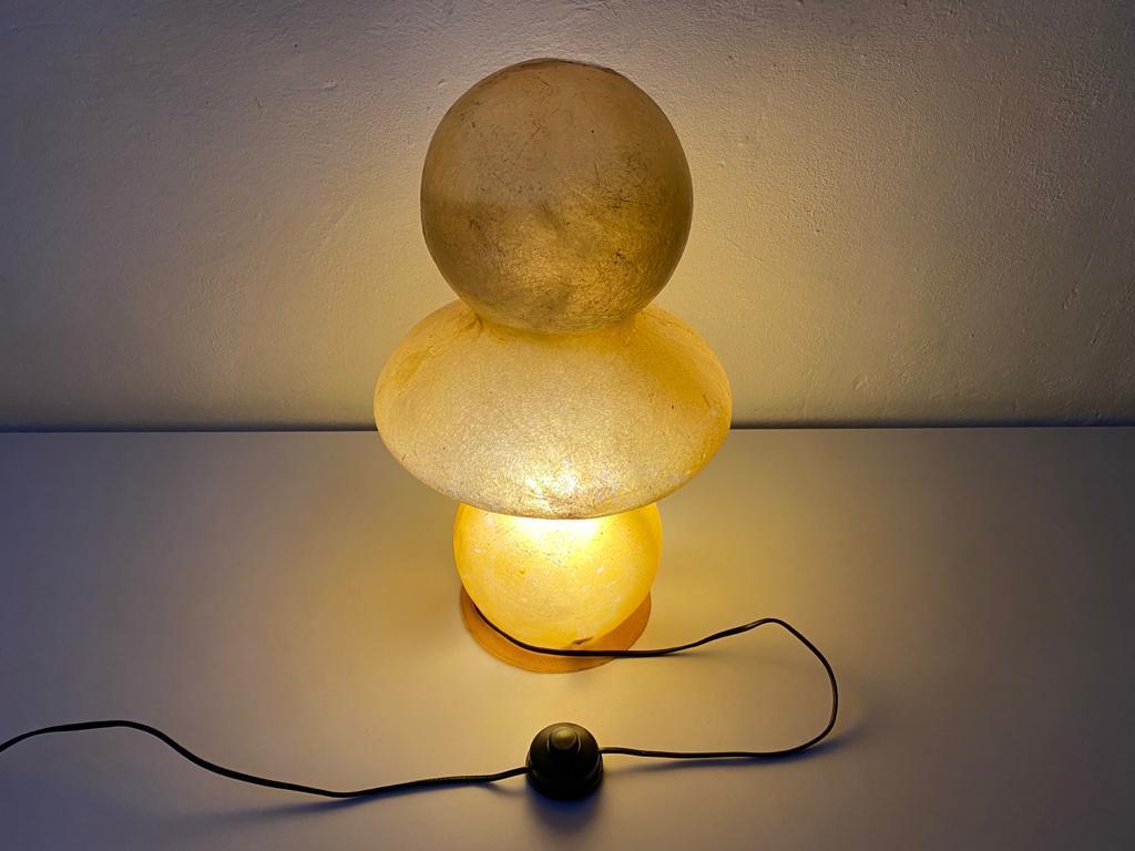Amorphous Design Fiberglass Floor Lamp or Table Lamp, 1980s, Germany For Sale 2