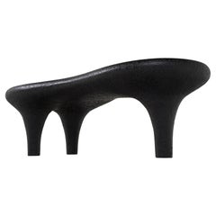 Amorphous Hand Sculpted Coffee Table In Volcanic Bronze Finish
