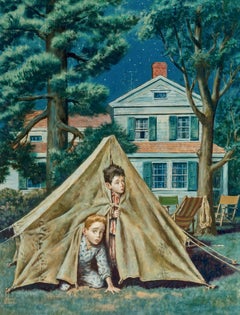 Backyard Campers, The Saturday Evening Post Cover