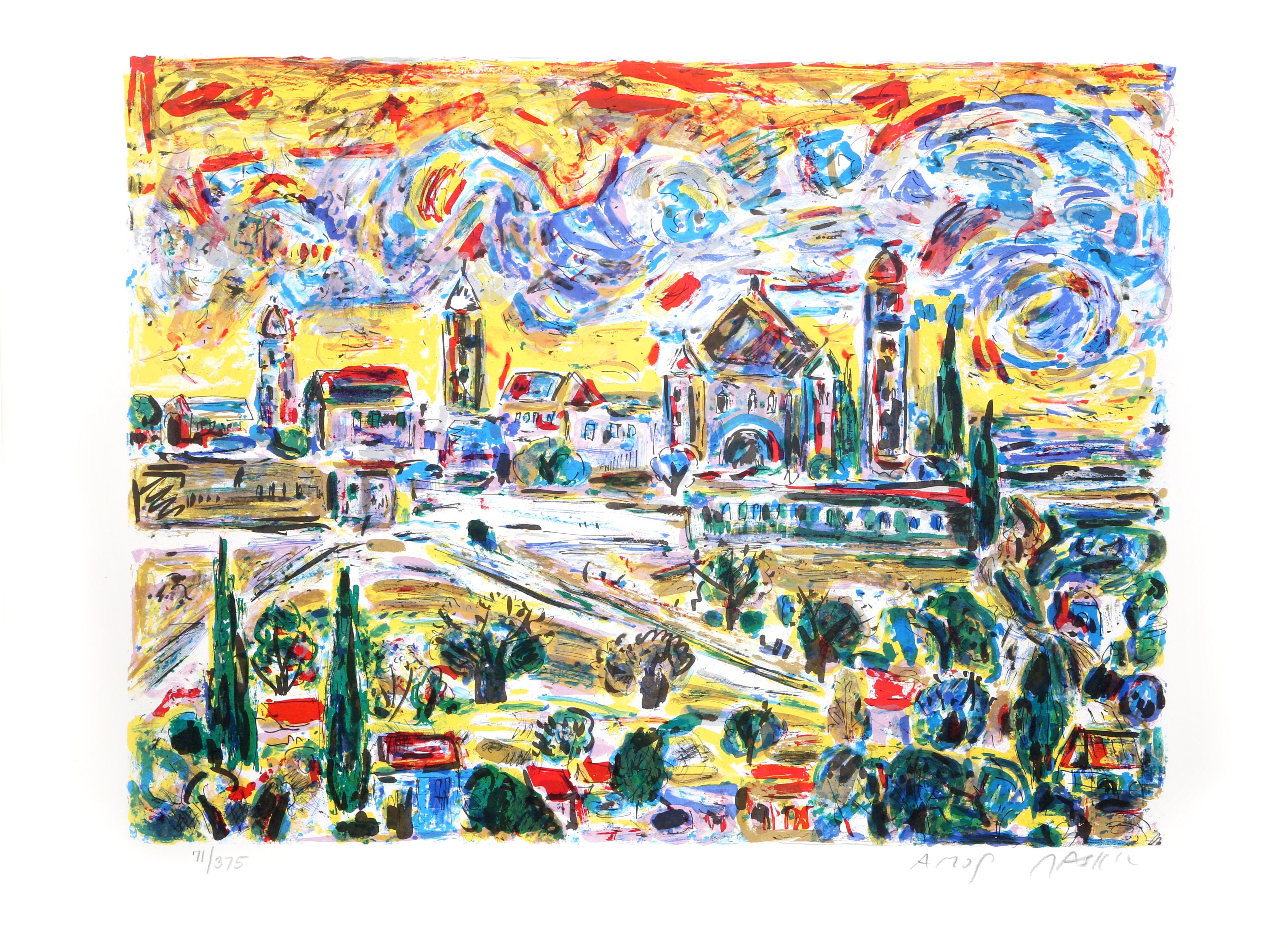 Mt. Zion

Amos Yaskil
Israeliano (1935)

Data: circa 1980
Litografia, firmata e numerata a matita
Edizione di 375
Dimensioni dell'immagine: 18 x 24 pollici
Dimensioni: 21,75 x 28 pollici (55,25 x 71,12 cm)