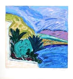 Seascape, Signed Modern Lithograph by Amos Yaskil