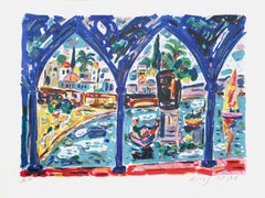 Venezia, litografia impressionista firmata da Amos Yaskil