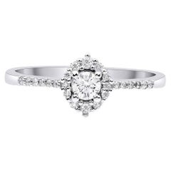 0.32ct Vintage Inspired Diamond Engagement Ring