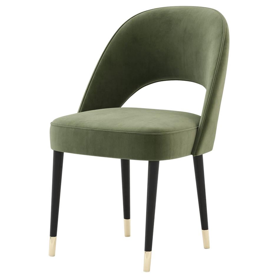 Amour Chair, Portuguese 21st Century Contemporary Upholstered with Fabric