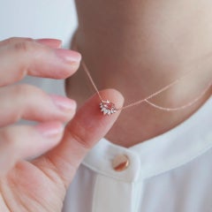 Collier Amour Morgane et Diamants en or 14K par Anastassia Sel Jewelry