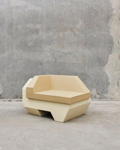 Amphibious Outdoor & Indoor Chair in Light Sand Paint by Jacob Egeberg