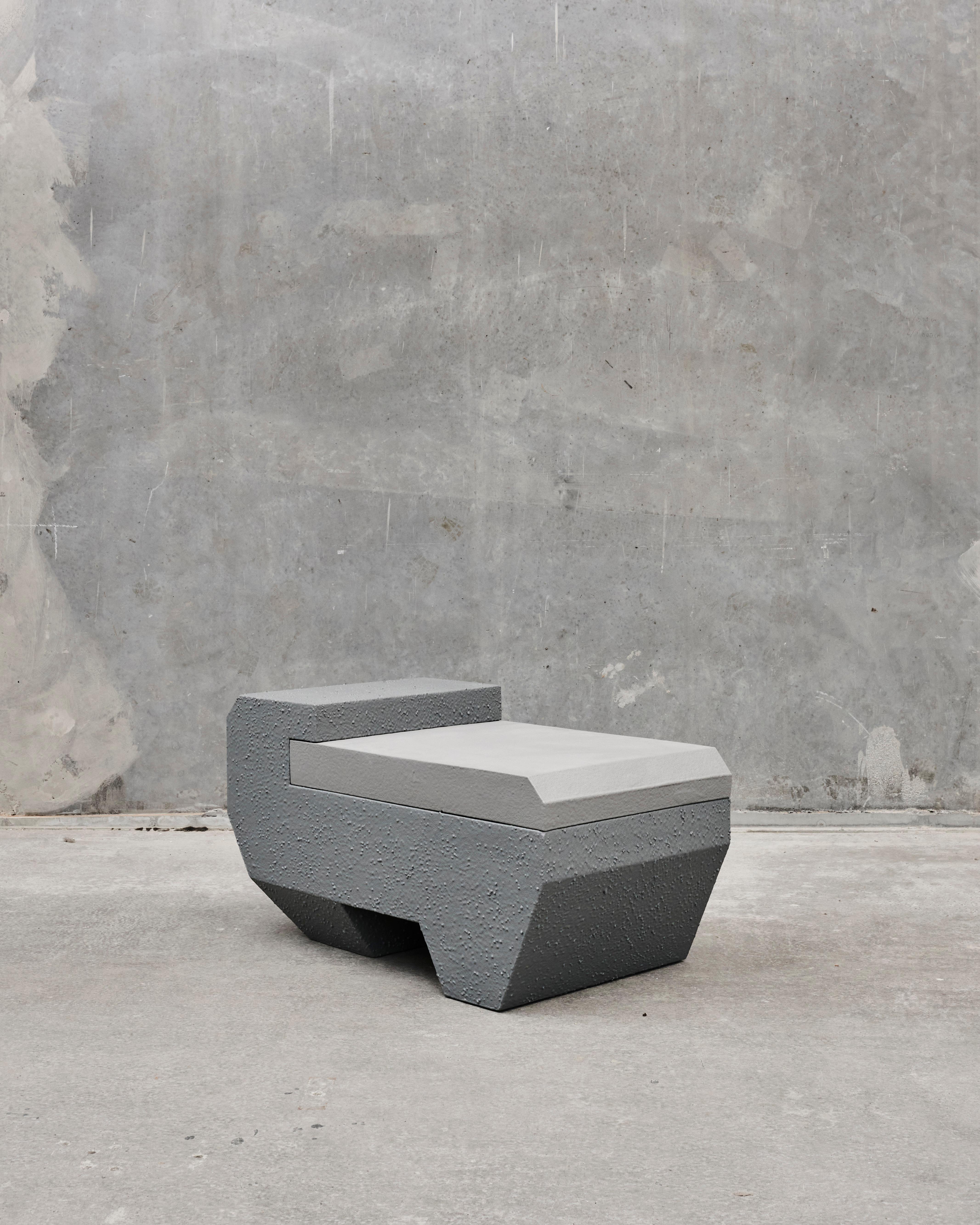 Autre Pouf amphibie d'intérieur et d'extérieur en peinture bleu clair par Jacob Egeberg en vente