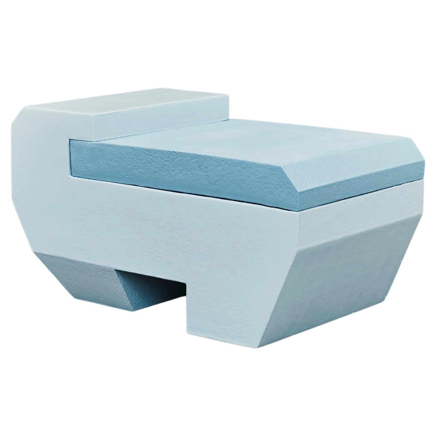 Pouf amphibie d'intérieur et d'extérieur en peinture bleu clair par Jacob Egeberg en vente