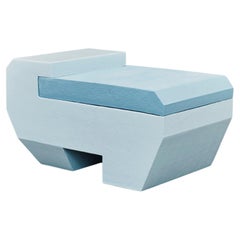 Pouf amphibie d'intérieur et d'extérieur en peinture bleu clair par Jacob Egeberg