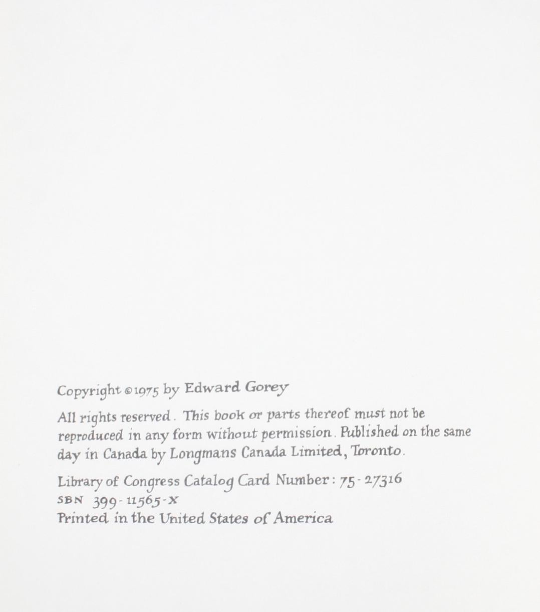 Amphigorey Too by Edward Gorey, First Edition Book 7