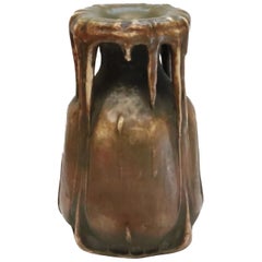 Amphora Austria Edda Ceramic Stalactites Vase #3820, circa 1900