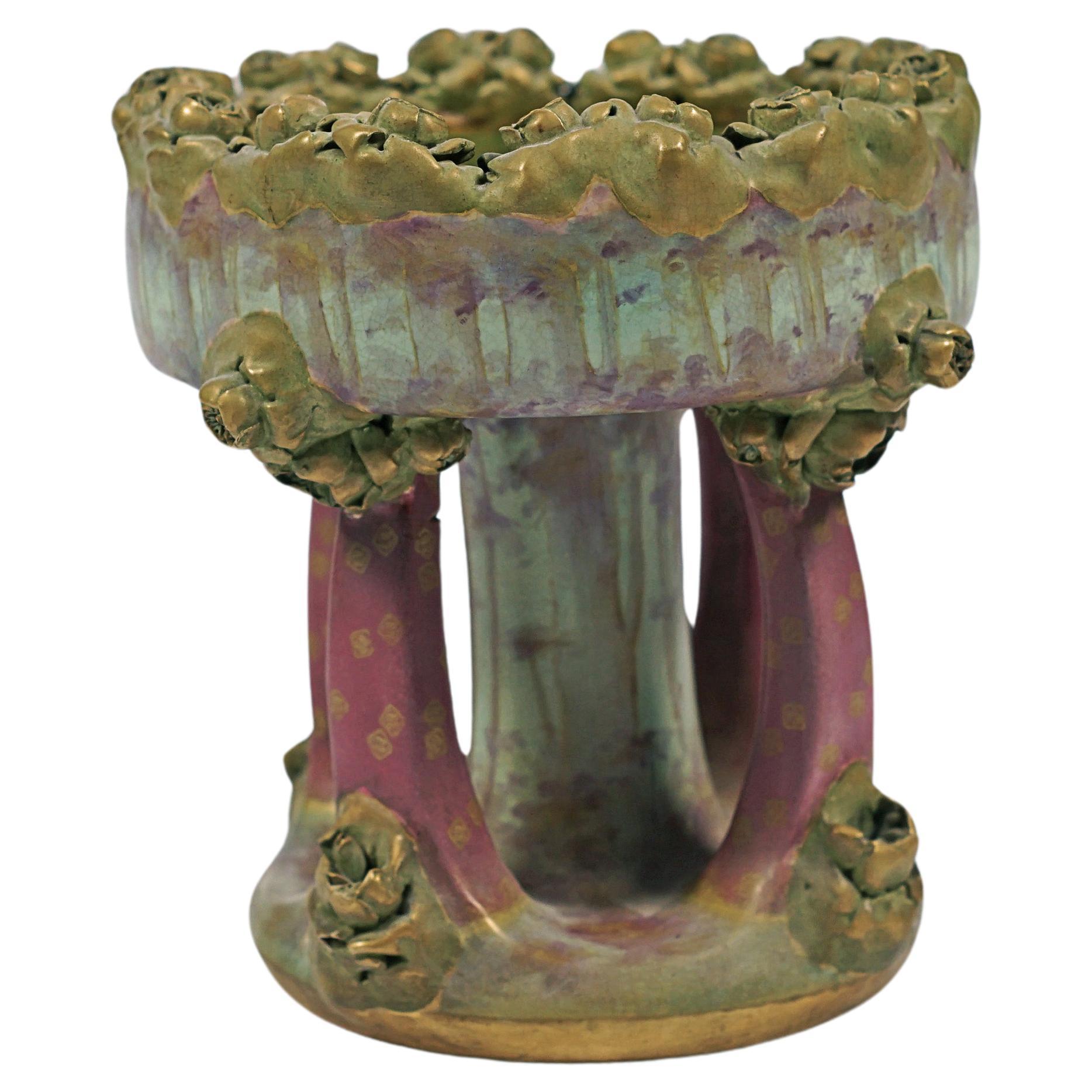Coupe à fruits en céramique Amphora en vente