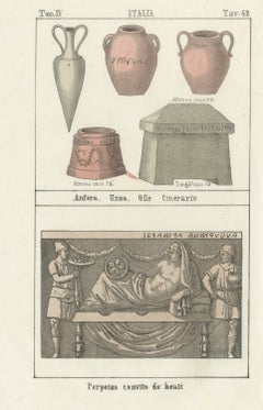 Amphora, Cinerary Urns and the Banquet of the Blessed Relief, Italy, 1842