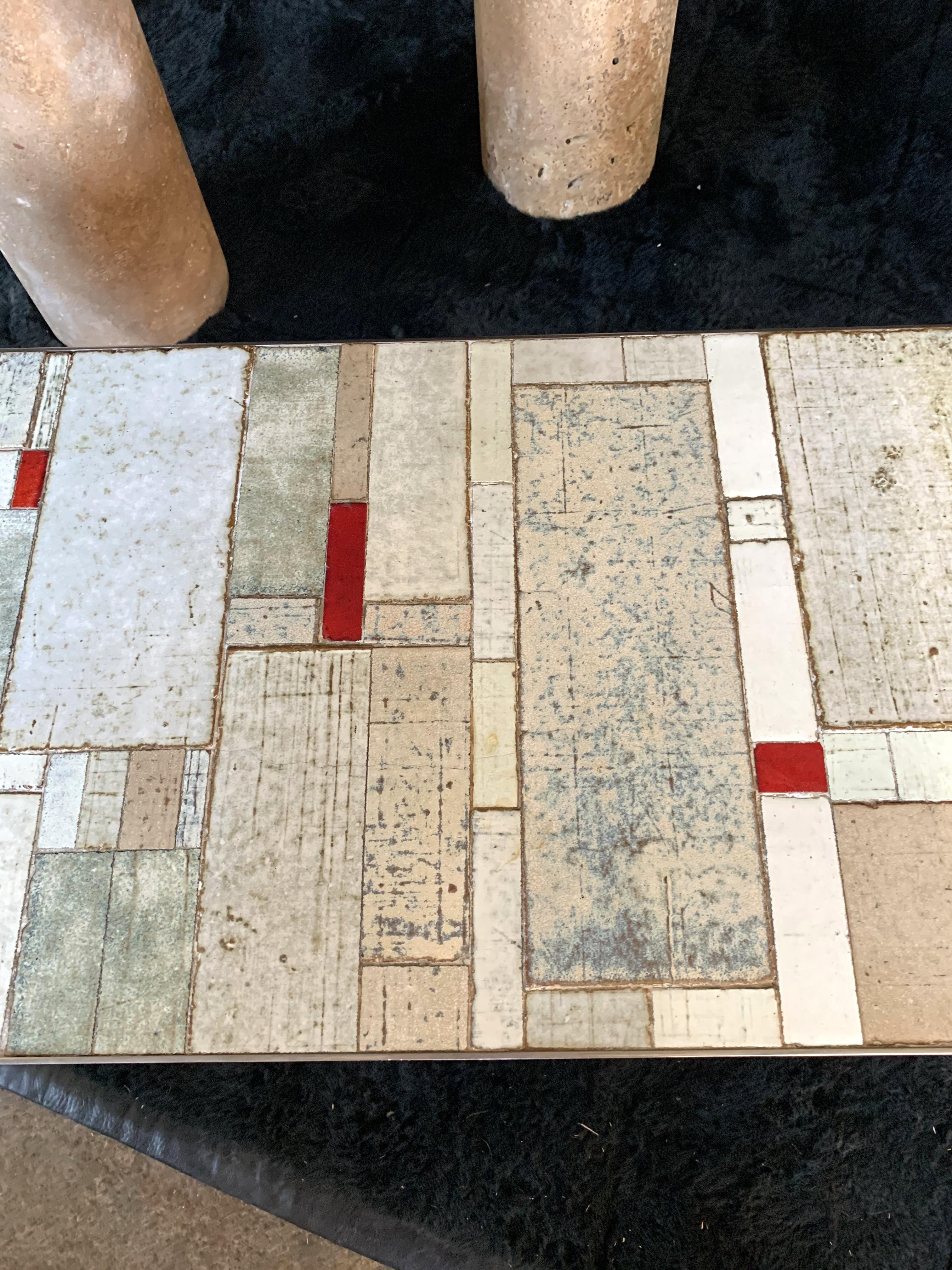 Mid-20th Century Amphora Coffee Table by Rogier Vandeweghe of Belgium