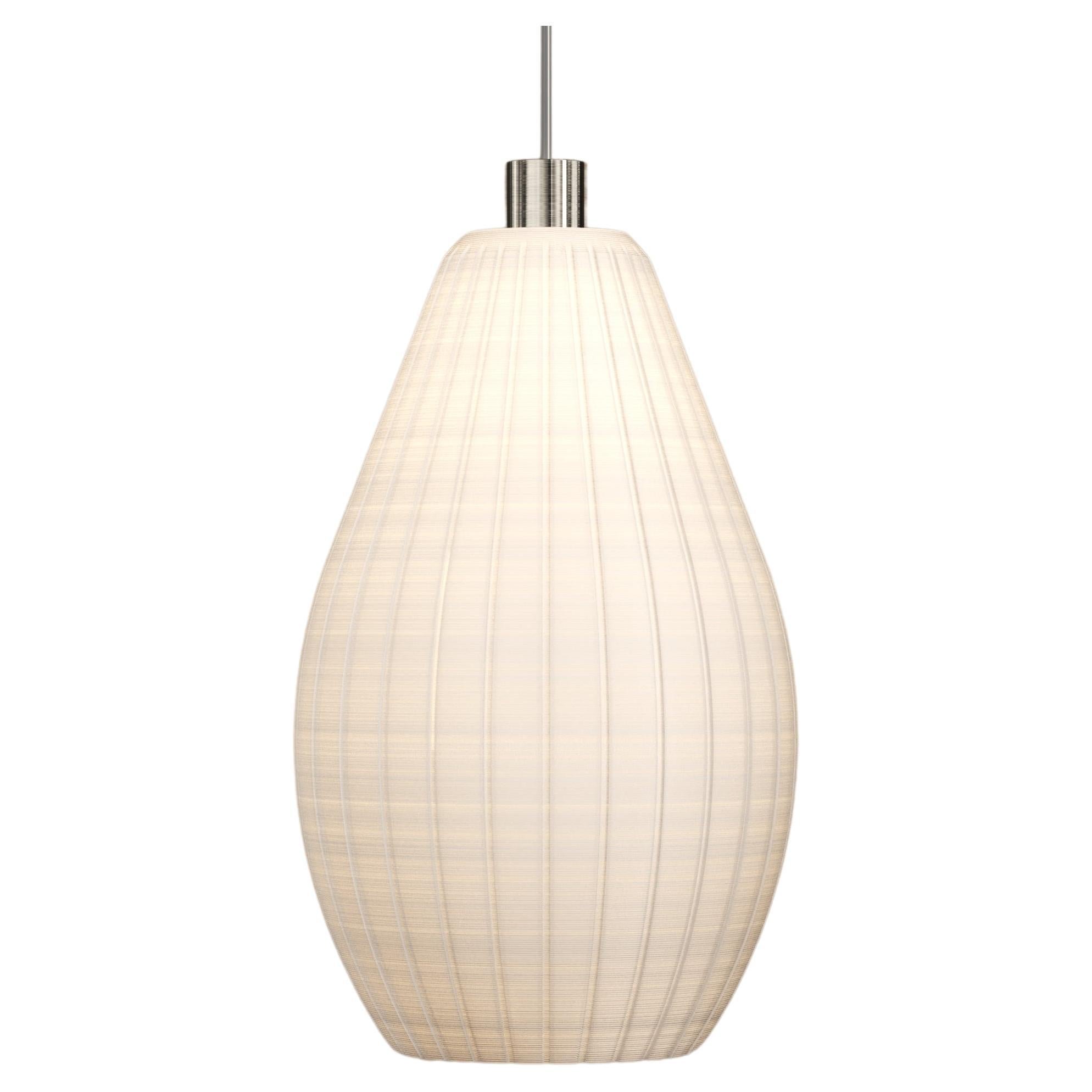 Fluted Straight Edge Clam Broth Pendants, Pair at 1stDibs