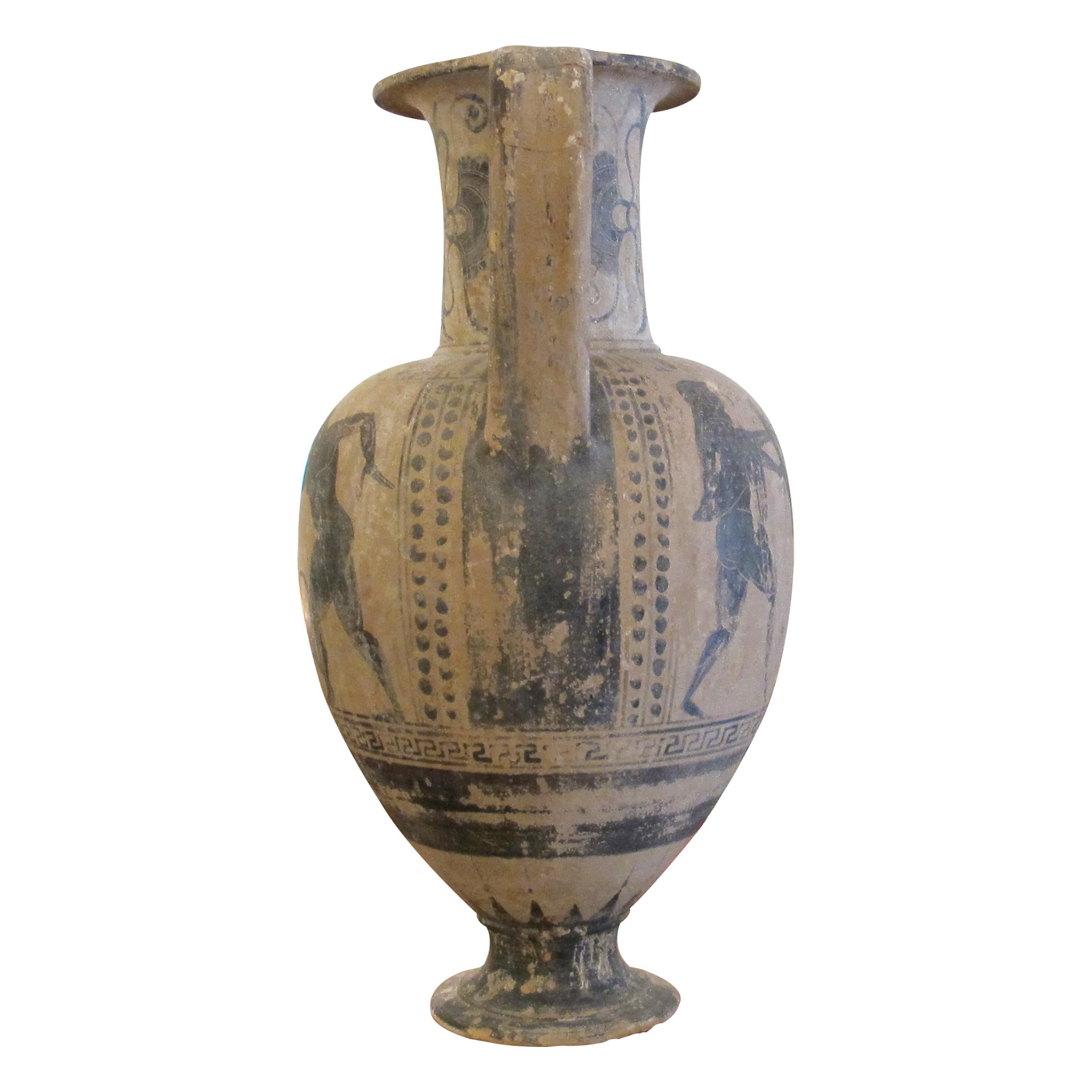 Amphora im Stil des antiken Griechenlands, Italien, Anfang 1900 (Italienisch) im Angebot