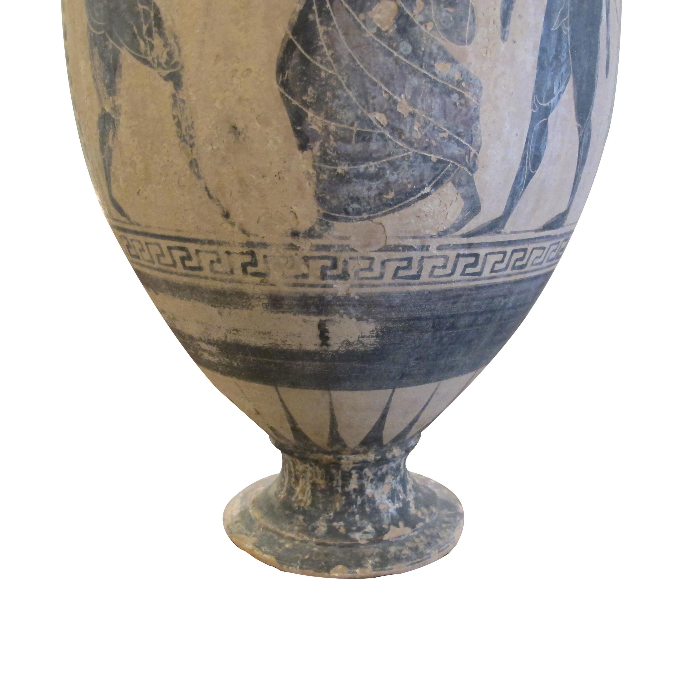 Amphora im Stil des antiken Griechenlands, Italien, Anfang 1900 (Keramik) im Angebot