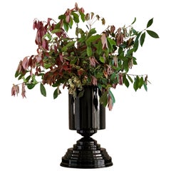 Amphora Maxi Vase in Licorice Glossy Varnished Aluminum by CASPAL
