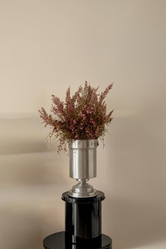 Amphora Mini Vase in Brushed Aluminum by CASPAL