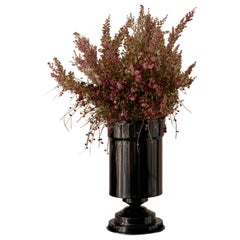 Amphora Mini Vase in Licorice Glossy Varnished Aluminum by CASPAL