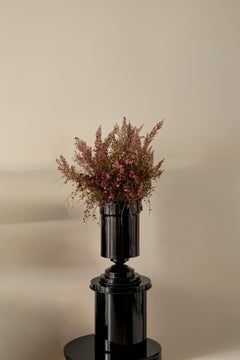 Amphora Mini Vase in Licorice Glossy Varnished Aluminum by CASPAL