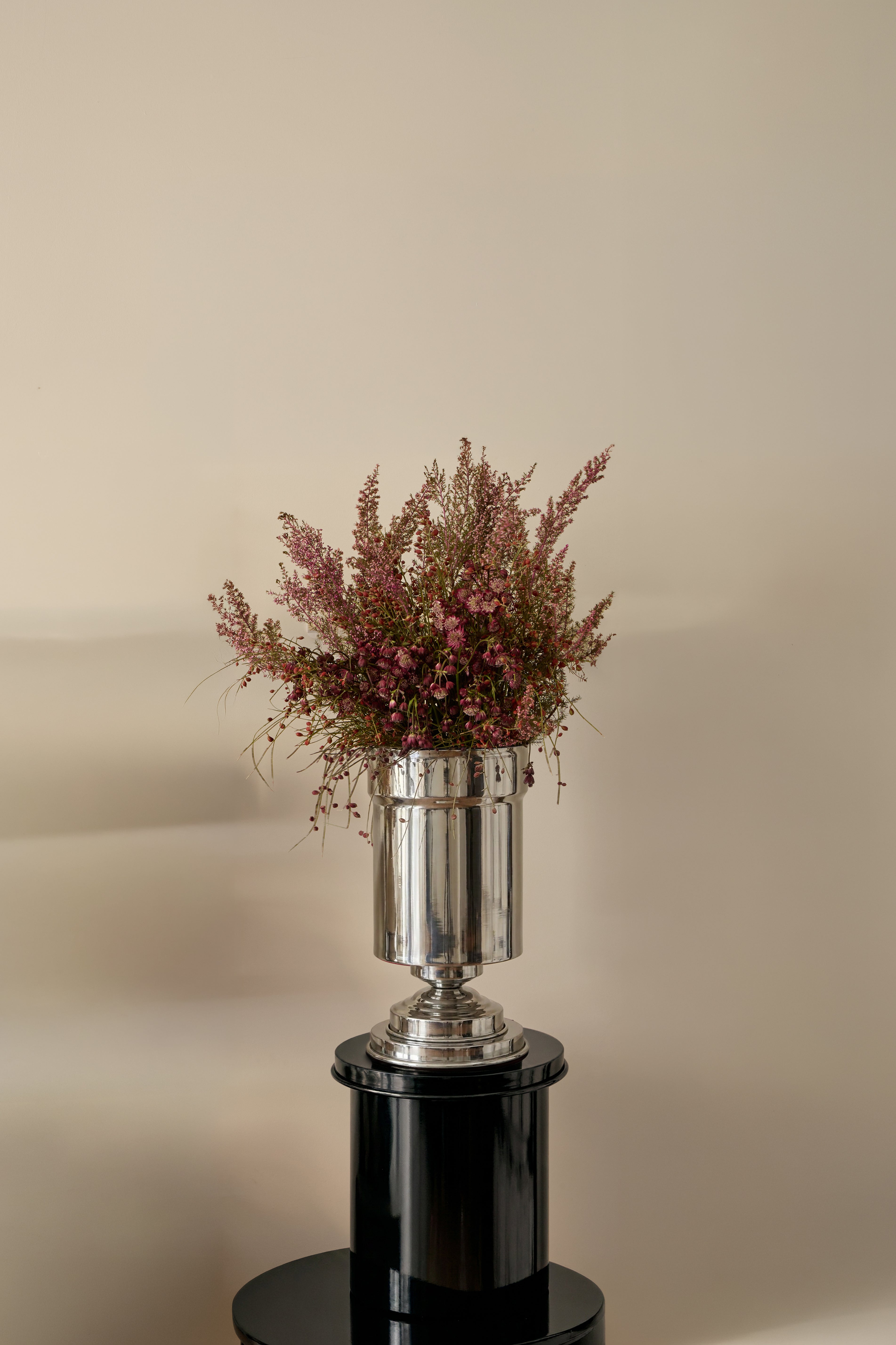 Amphora Mini Vase in Polished Aluminum by CASPAL