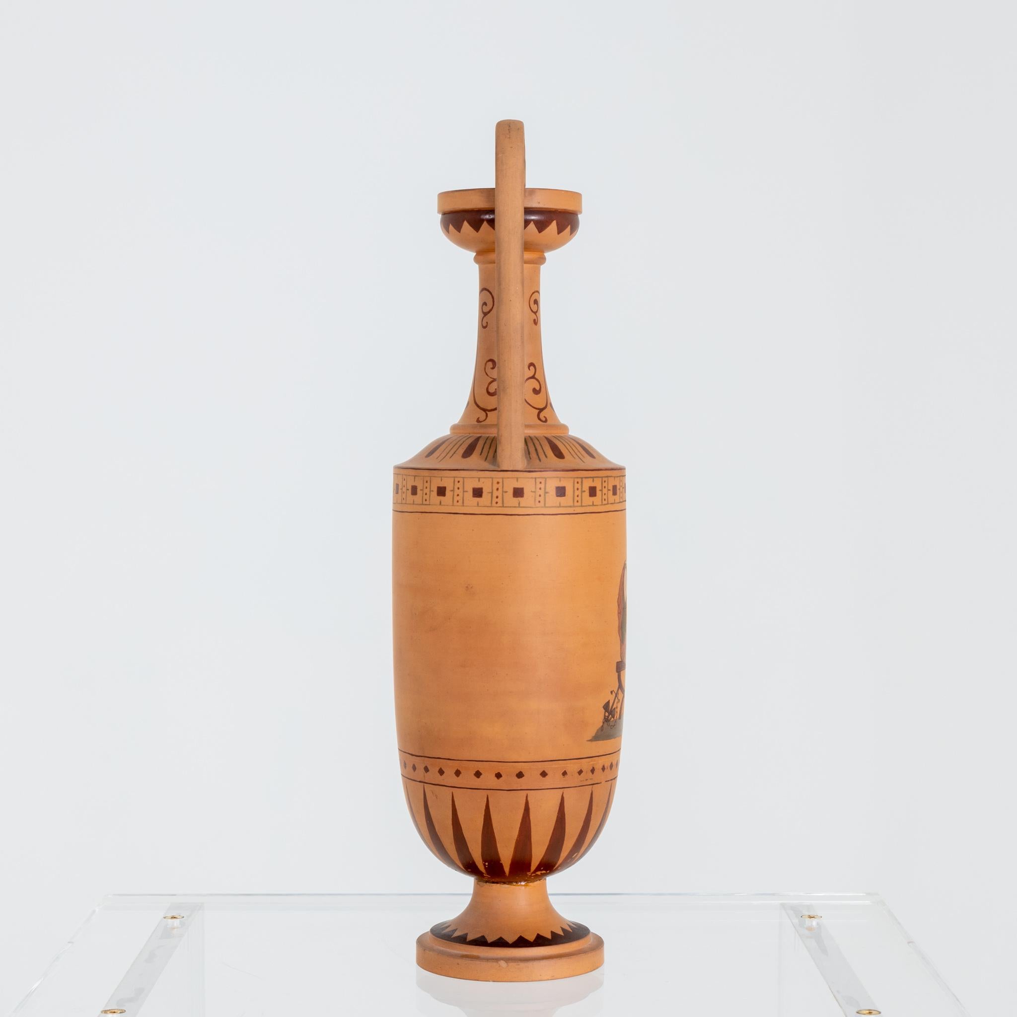 Amphora, P. Ipsen, Denmark, Dated 1891 In Good Condition For Sale In Greding, DE