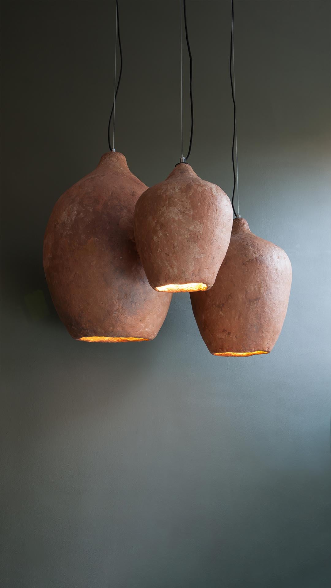 Ukrainian Amphora Pendant Lamp by Yalanzhi Objects For Sale