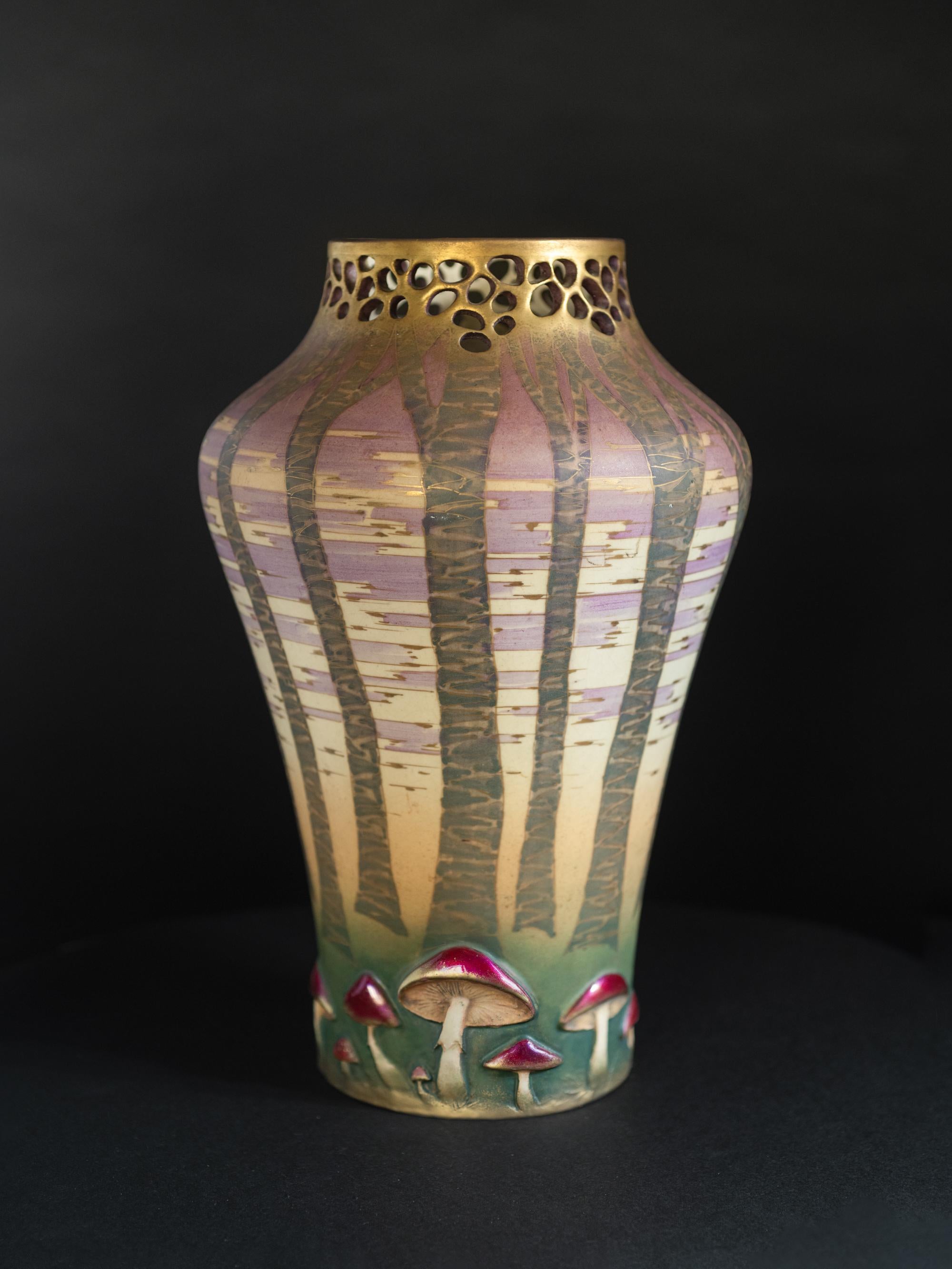 Paul Dachsel was the son-in-law of Alfred Stellmacher, the founder of Amphora Pottery company in Turn-Teplitz, then in Austria. Very little is known or was written about Dachsel. He served as a designer at Amphora from 1893 until 1905. There, he was