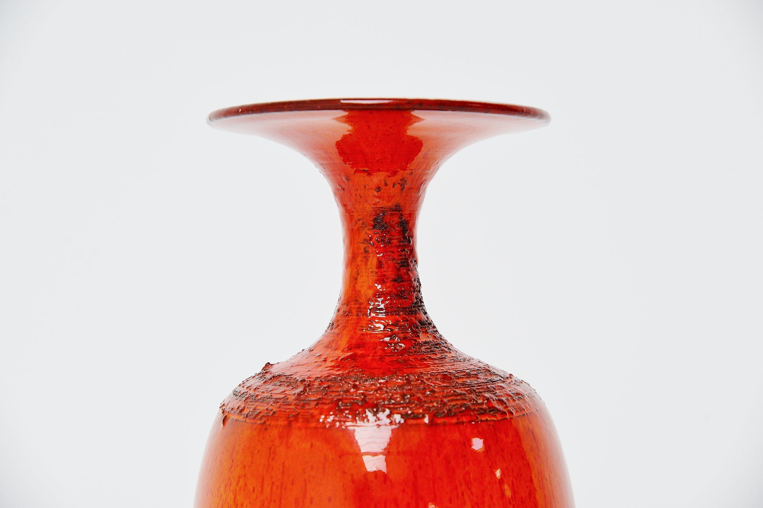 Amphora Rogier Vandeweghe Ceramic Vases Set, Belgium, 1960 3