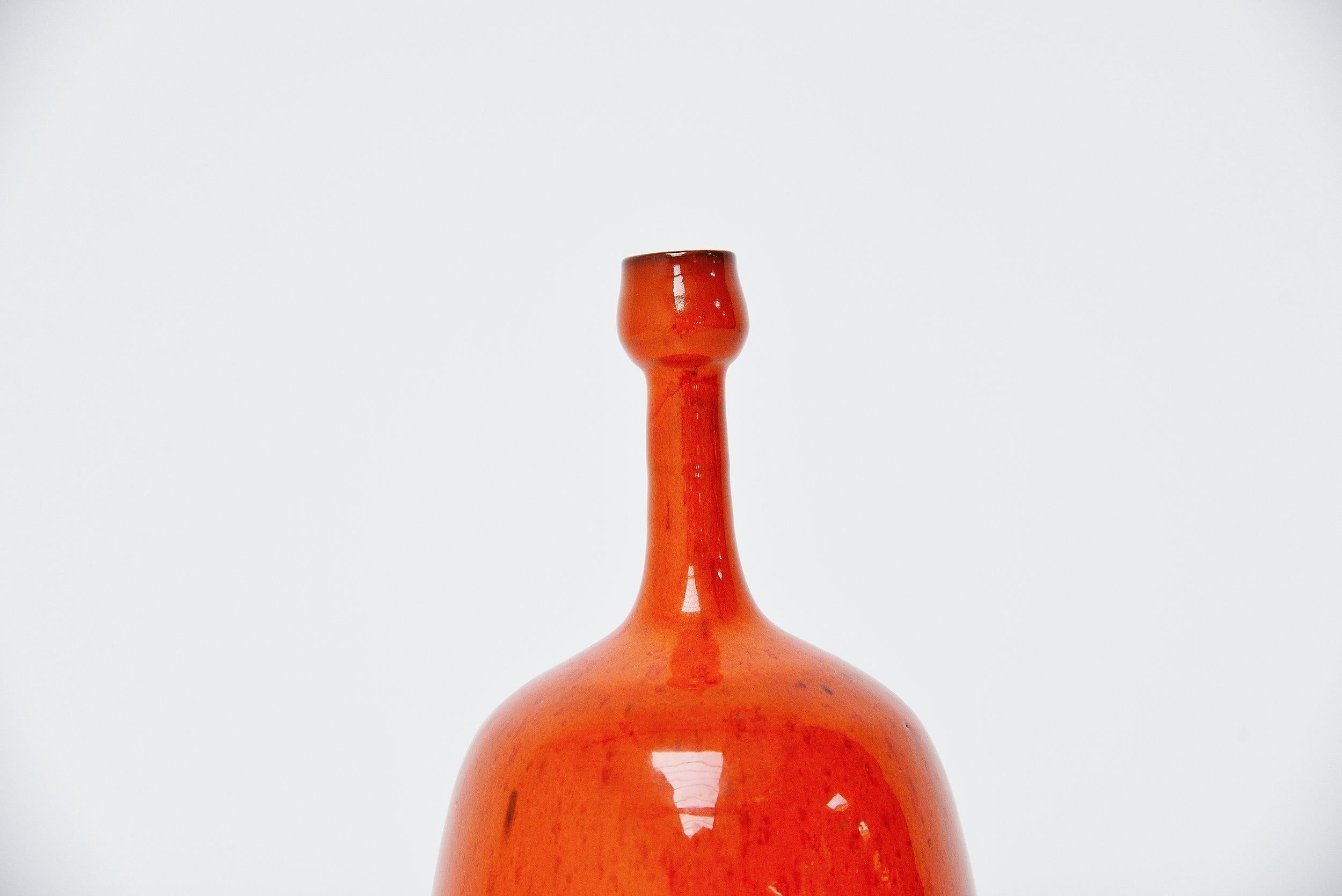 Amphora Rogier Vandeweghe Ceramic Vases Set, Belgium, 1960 9
