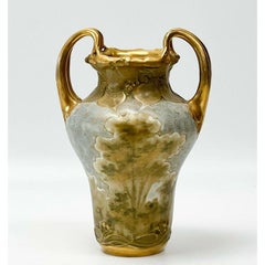 Amphora RSTK Pottery Maiden Portrait Vase Model #660 Nikolaus Kanhauser, c. 1890