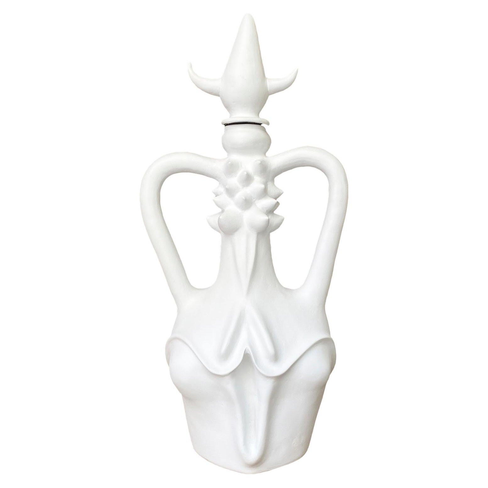 Amphora Sculpture with Vulva by Alejandro Lucadamo