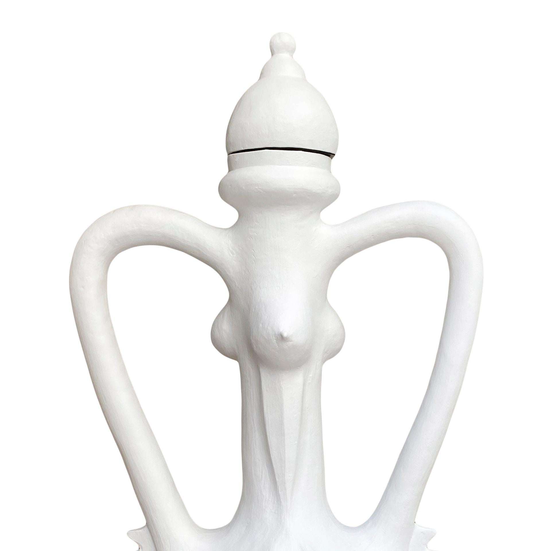 Contemporary Amphora Sculpture with Vulva by Papin Lucadamo For Sale