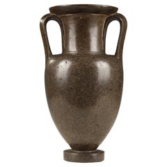 Antique Amphora-Shaped Porphyry Vase, France, Late 18th Century
