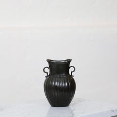 Amphora-Style Discometal Vase by Just Andersen, 1920s, Denmark