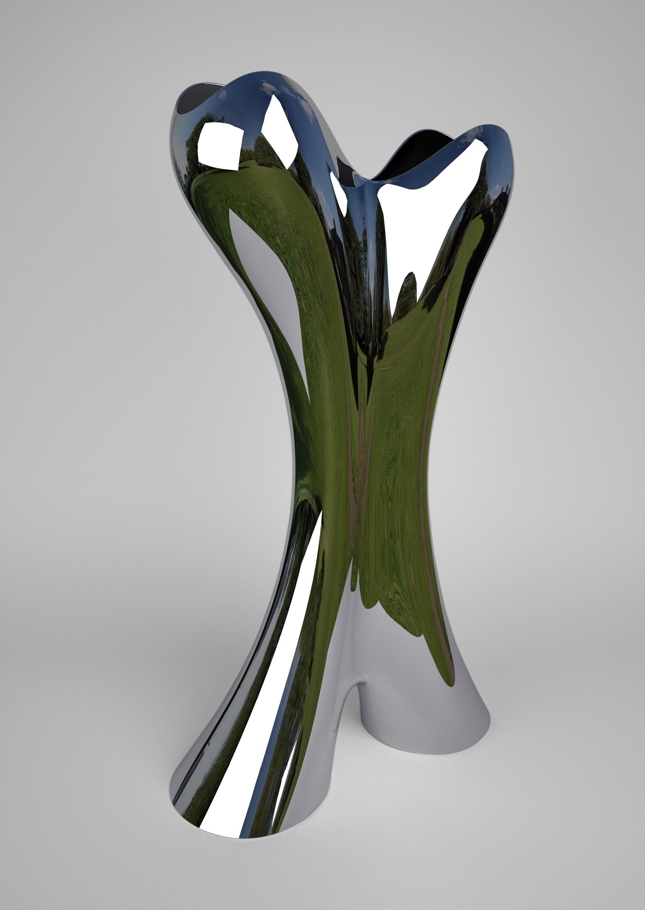 Vaso Amphora di Philipp Aduatz
Edizione limitata di 18 esemplari
Dimensioni: D. 57 x L. 24 x H. 100 cm
Materiali: Polimero rinforzato con fibra di vetro, rivestimento in metallo.

Nel design del Vaso Amphora Philipp Aduatz si ispira