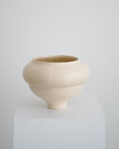Ampla 03 Stoneware Clay Vase by SOIO Studio
