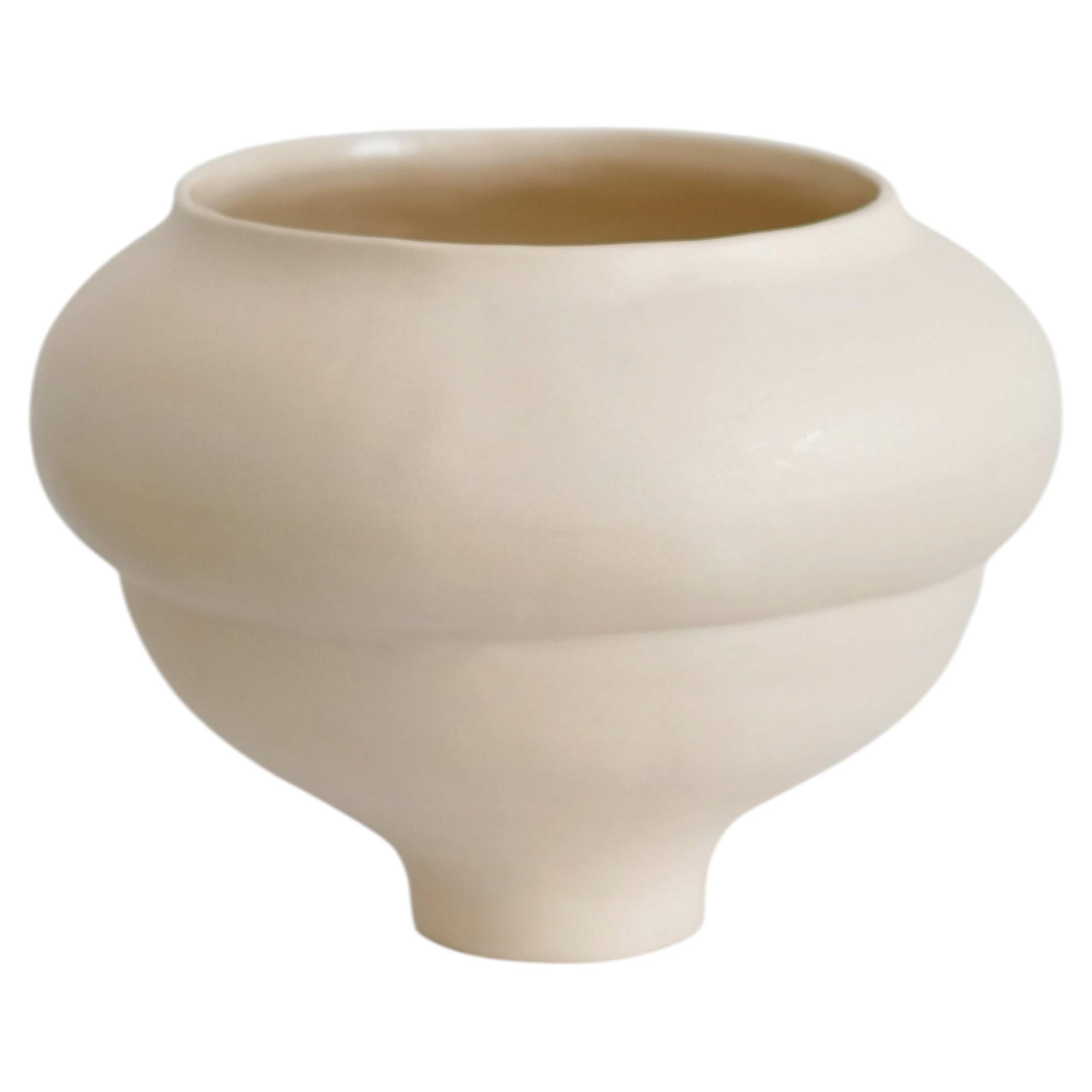 Ampla 03 Stoneware Clay Vase by SOIO Studio
