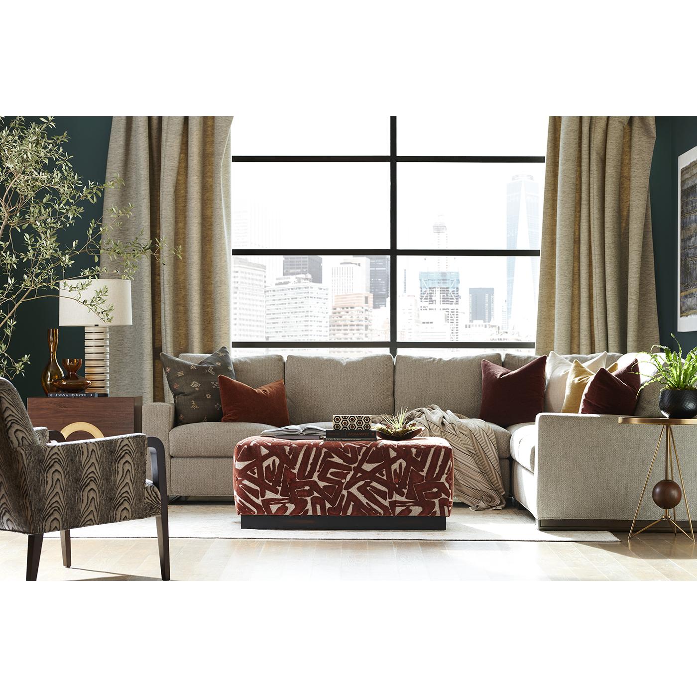 Reichhaltige Custom Sectional Sofa (amerikanisch) im Angebot