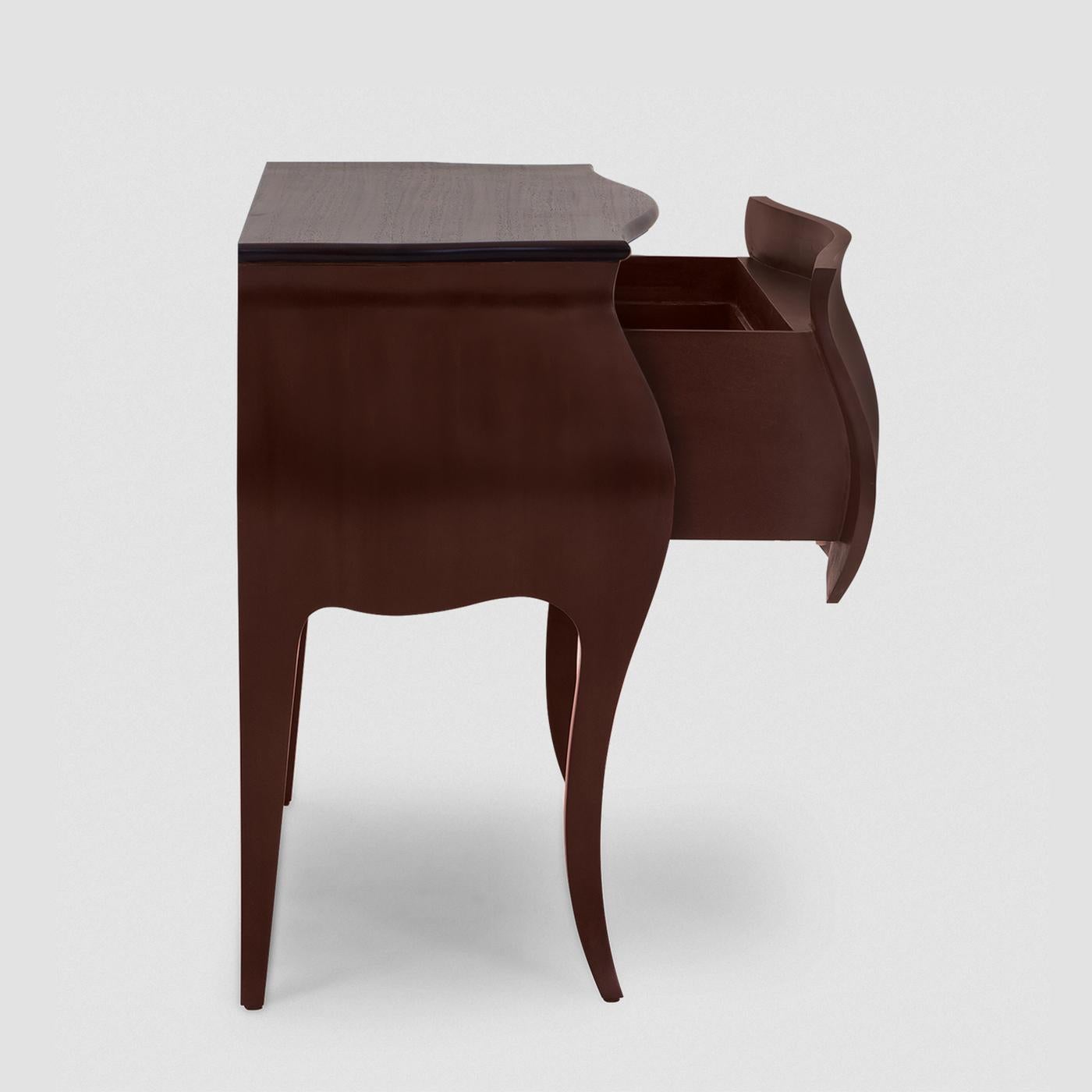 Hand-Crafted Ample Nightstand or Side Table For Sale