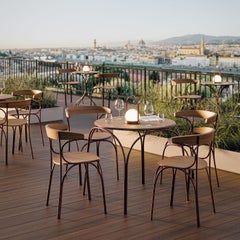 Ample Red Outdoor Chair by Nichetto Studio