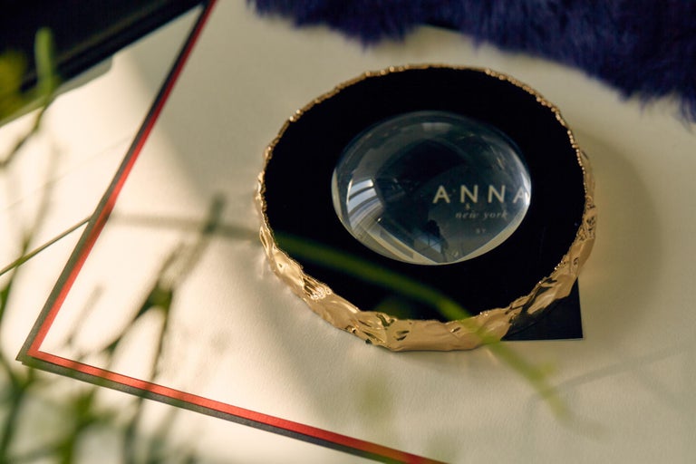 Ampliar Magnifying Glass in Crystal and Gold by Anna Rabinowitz For ...