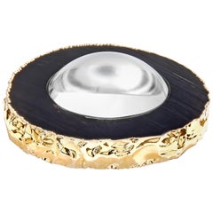 Ampliar Magnifying Glass in Obsidian and Gold by ANNA New York