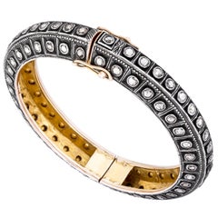 Amrapali Jewels 14 Karat Gold and Diamond Bangle